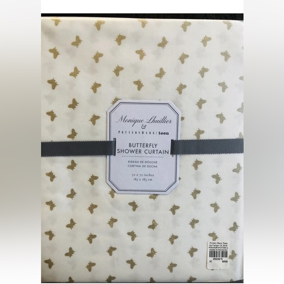 Pottery Barn Bath Pottery Barn Monique Lhuillier Shower Curtain New